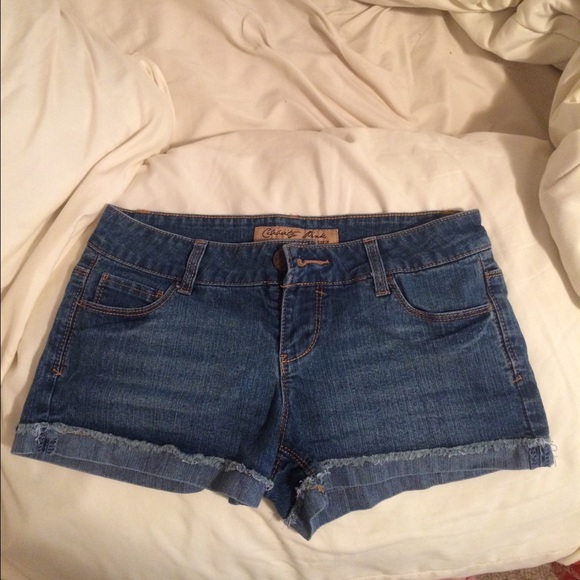 Blue jean shorts