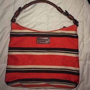 Authentic Kate Spade Striped Tote Bag