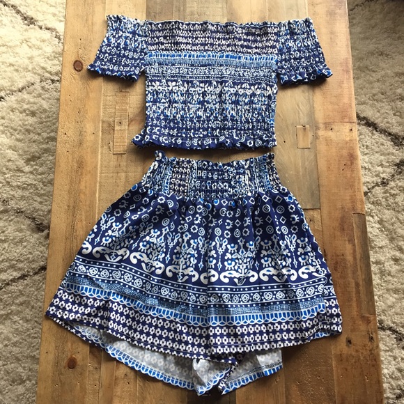 Tops - Tribal Print Short Set *NEW*