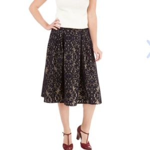 Modcloth with a flourish flocked skirt