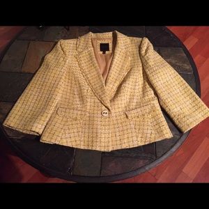 Yellow Tweed Jacket