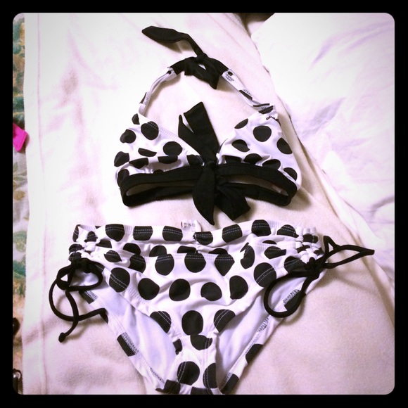 Polka dot bikini