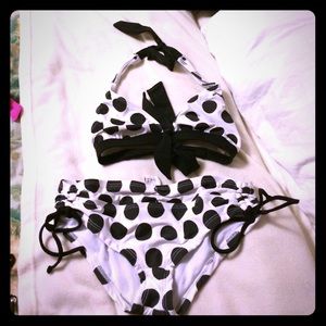 Polka dot bikini
