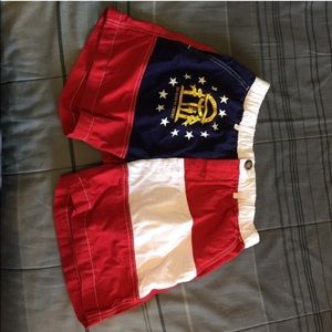 Chubbies. Small. The peaches. Never before worn