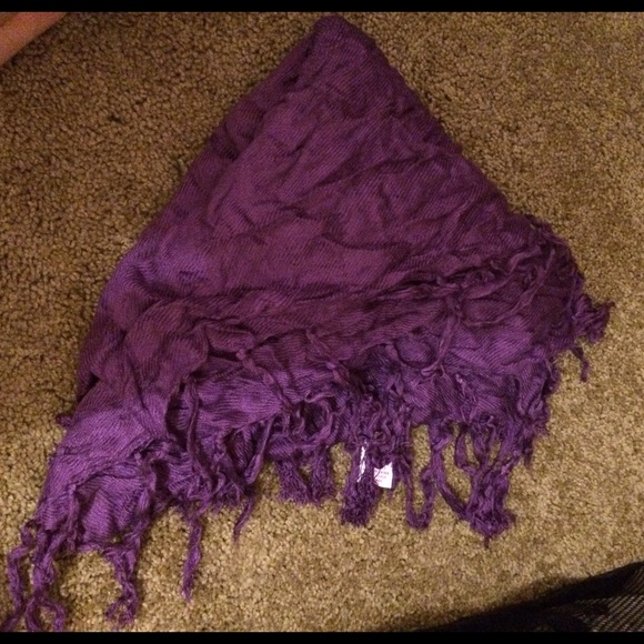 Purple scarf