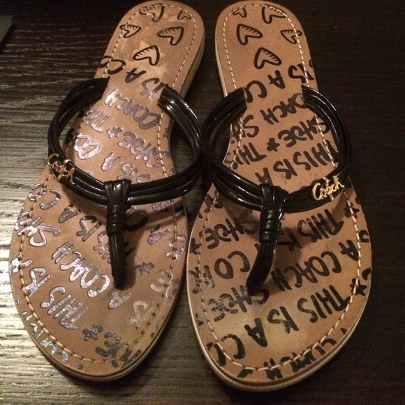 Coach Flip Flops