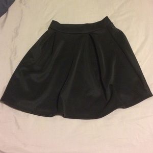 Pleated skater skirt