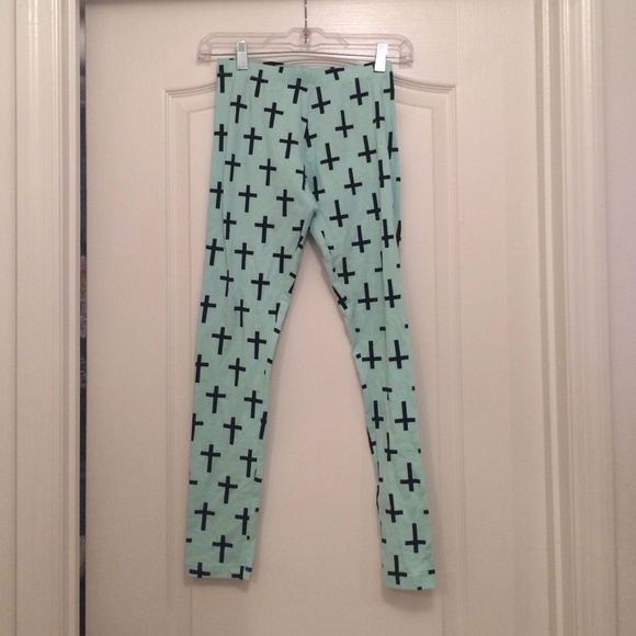 Charolette Russe Cross Leggings