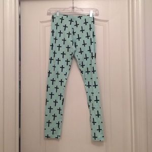 Charolette Russe Cross Leggings