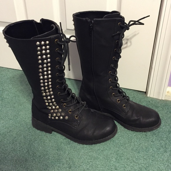 Black Combat Boots