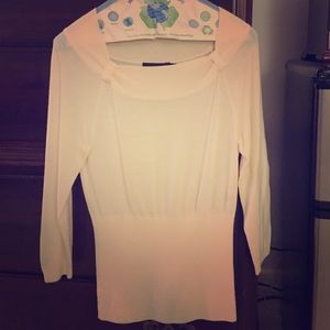 3/4 sleeve length, the limited dressy, cream shirt