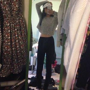 BLACK HIGH WAISTED PANTS