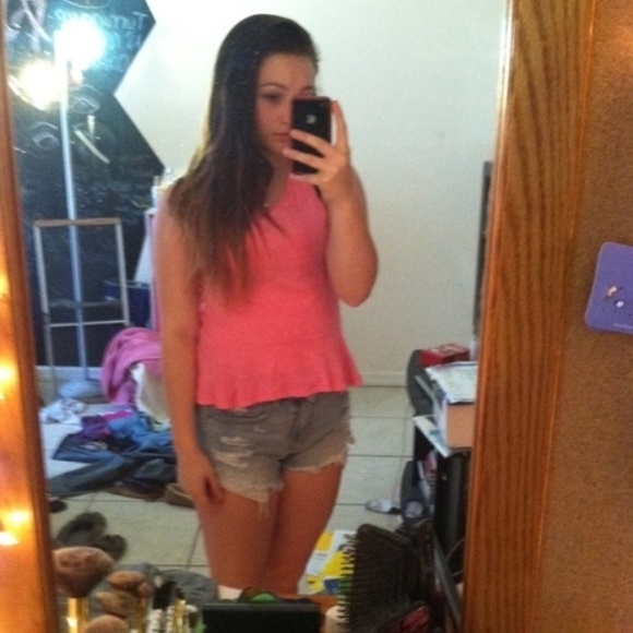 hollister peplum top