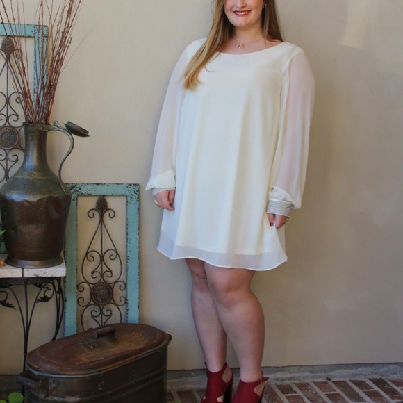 White Asos Curve Dress