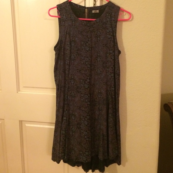 Purple Patterned Dress