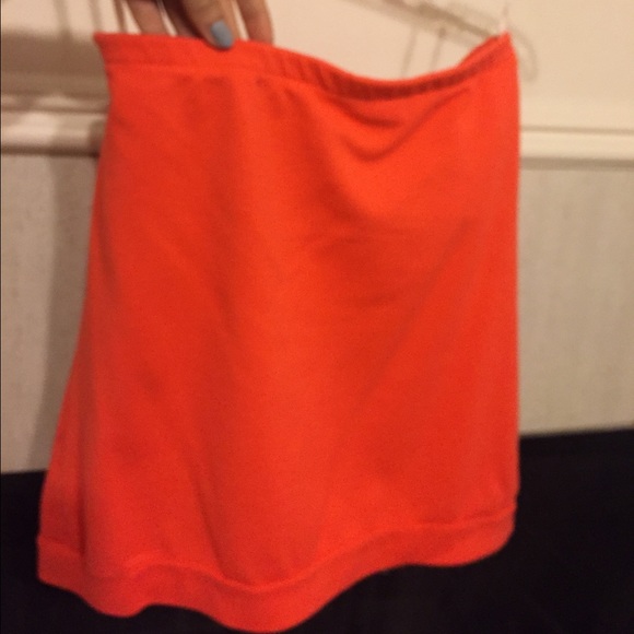 Lacoste Orange strapless top - Picture 3 of 4