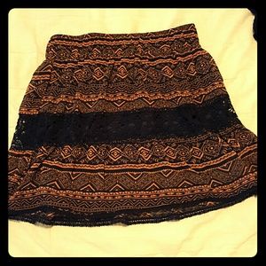Tribal Lace Pattern Skirt