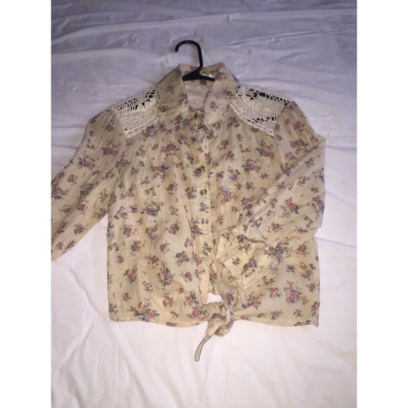 Floral button shirt