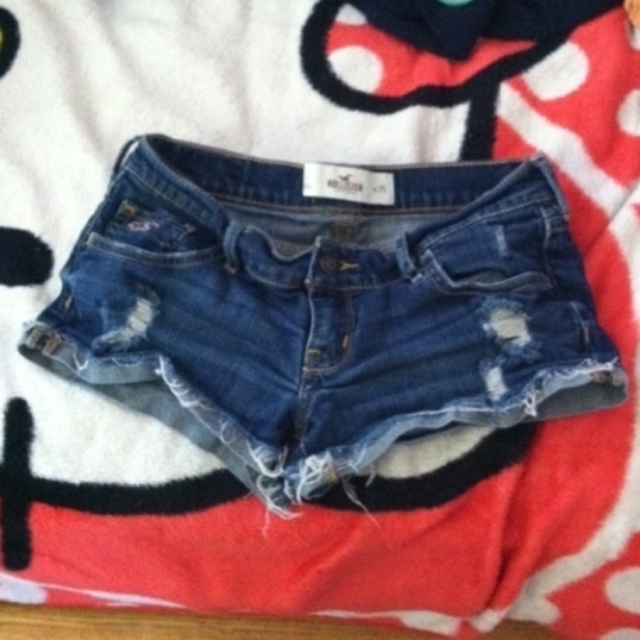 hollister jean shorts