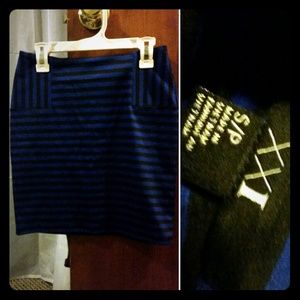 Striped skirt