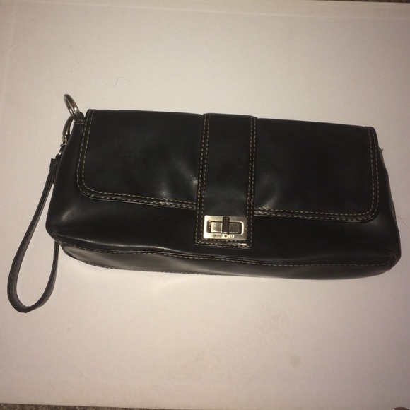 Black Nine West hand clutch