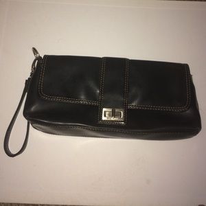 Black Nine West hand clutch