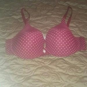 Polka dot bra