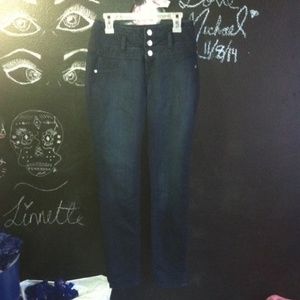 high waisted skinny jeans