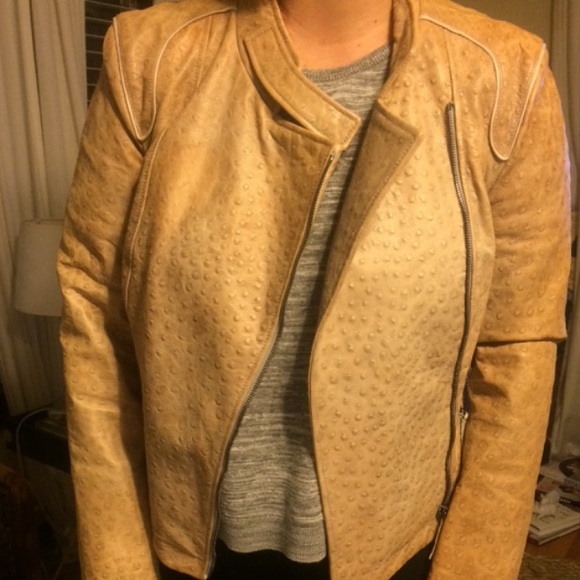 Emporio Armani Jackets & Blazers - Vintage Emporio Armani Leather Moto Jacket