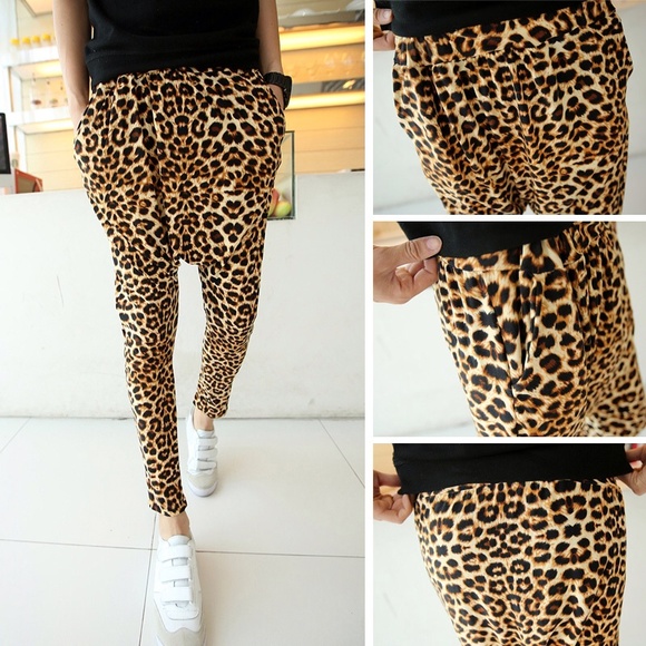 Leopard Print Harlem Pant by American Apparel