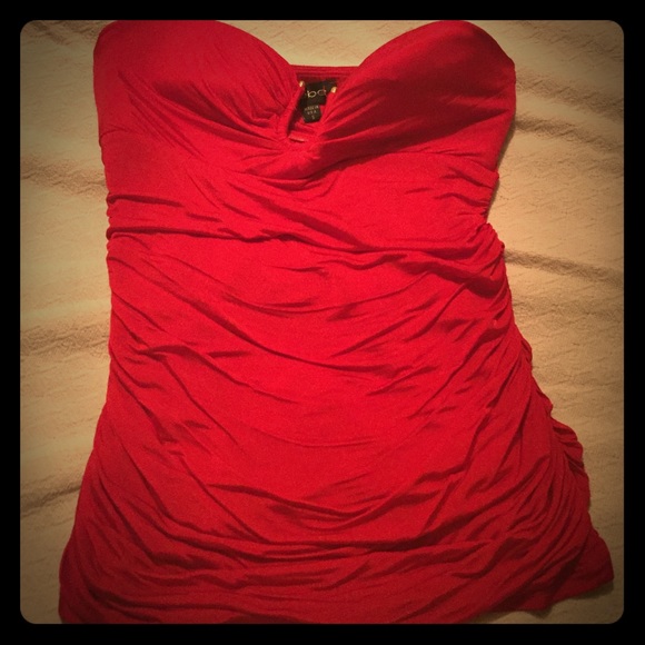 Bebe strapless top