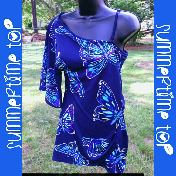 BEAUTIFUL BUTTERFLY TOP