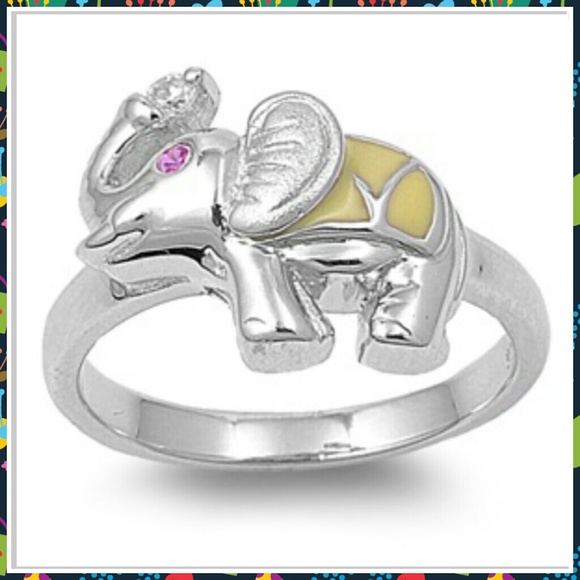 925 SS Elephant Ring