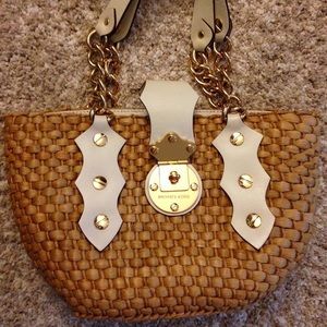 NWOT Michael Kors Santorini Straw Tote