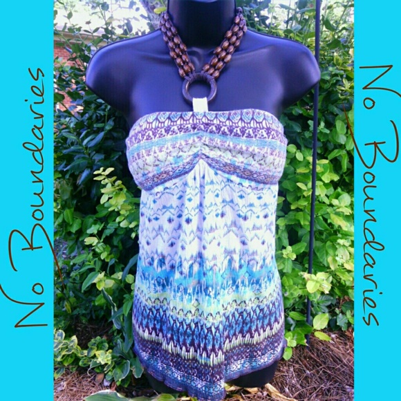 BOHO SUMMER HALTER TOP
