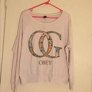 Obey Floral OG Knit Top