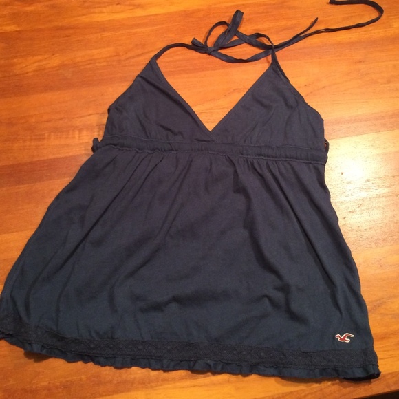 Hollister Navy halter top