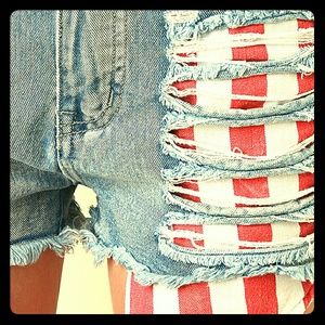 America Denim Shorts