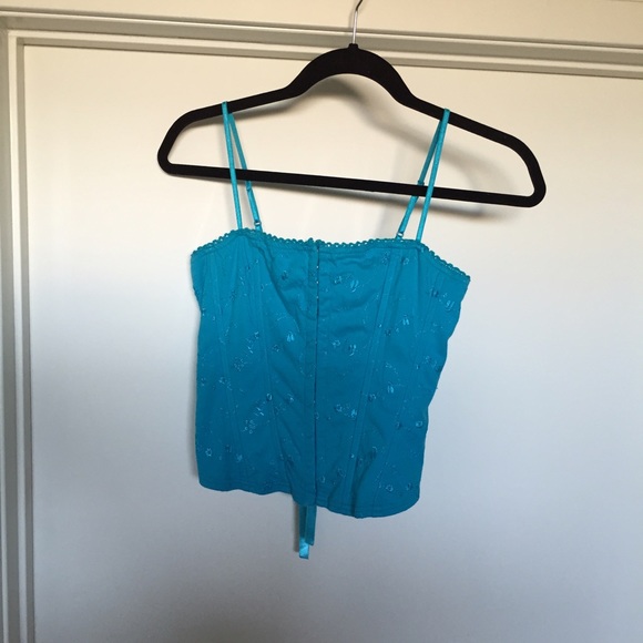 Guess spaghetti strap corset/tube top
