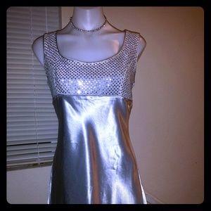 NWOT Silver Dress