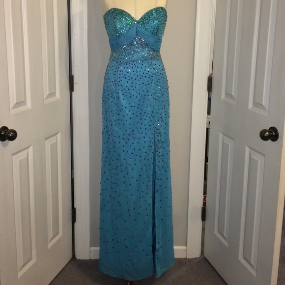 Sequined Pageant/Prom Dress - Picture 3 of 4