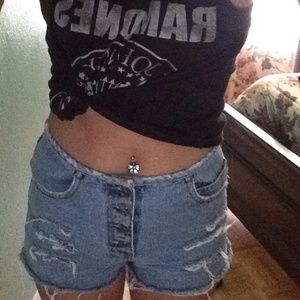 Super sale ! Distressed shorts made by me