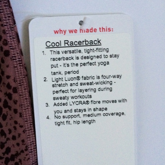 SOLD 🚫 Lululemon Racerback Tank - Picture 3 of 4