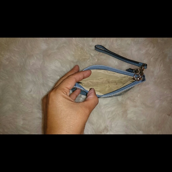 Blue coach clutch SOLD OUTSIDE OF POSH
