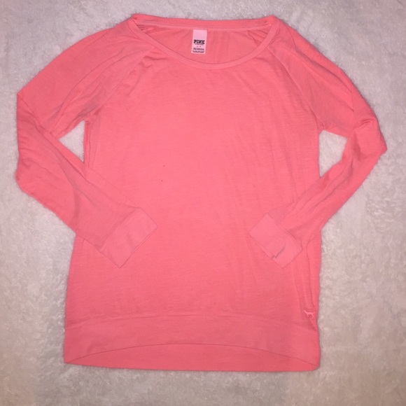 Pink Victoria Secret soft peach long sleeve