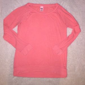 Pink Victoria Secret soft peach long sleeve