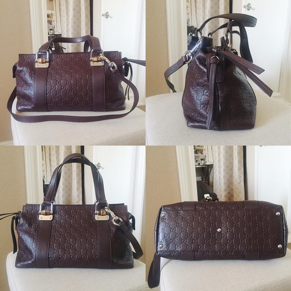 S O L D : Gucci GG Leather with Shoulder Strap - Picture 4 of 4