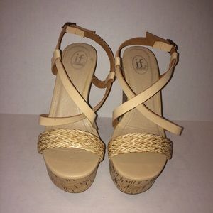 Nude Wedges
