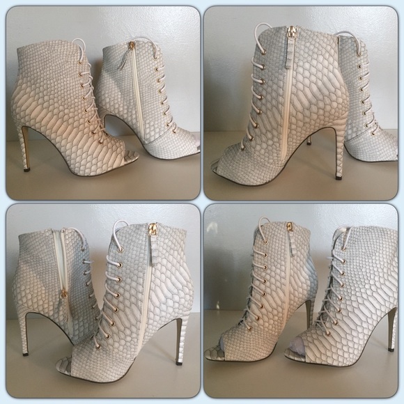 Black Sexy Comfortable Boots Shoes 8 1/2 - Picture 4 of 4