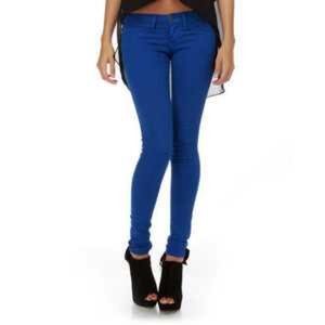 Blue jeggings